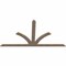 Ekena Millwork Richland Smooth Timber Gable Bracket, Douglas Fir, 108"W x 58"H x 1 1/2"D x 5 1/2"F, 13/12 Pitch GBW108X58X0206RIC00SDF - alternate 3